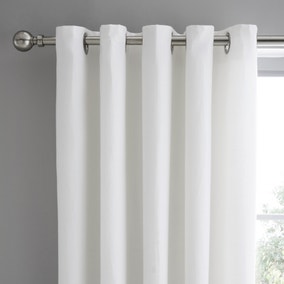 Mini Waffle Thermal Blackout Eyelet Curtains