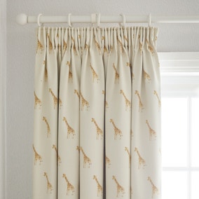 Safari Cotton Pencil Pleat Curtains