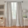 Elrene Home Fashions Brighton Windowpane Plaid Blackout Window Curtain, Living Room and Bedroom Drape with Back Tab and Rod Pocket Tabs, 52"x108",...