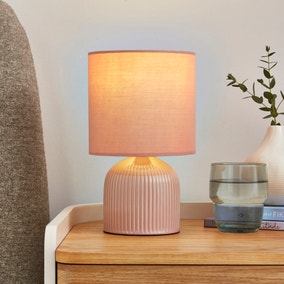 Hebe Ribbed Ceramic Table Lamp Hebe Ribbed Ceramic Table Lamp