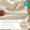 Joydeco Beige Boho Curtains 84 Inch Length 2 Panels, Super Soft Bohemian Farmhouse Curtains with Tassels, Semi Sheer Light Filtering Drapes for...