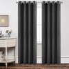 Joydeco Blackout Curtains 72 Inch Length, Grey 52 ×72 Curtains for Bedroom, Thermal Insulated Long Curtains & Drapes 2 Burg, Room Darkening Grommet...