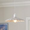 Maya Scalloped Metal Easy Fit Pendant Shade