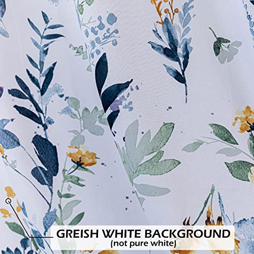 MYSKY HOME Floral Curtains 84 inches Long Living Room Curtains Room Darkening Curtains Thermal Insulated Light Blocking Drapes Grommet for Bedroom... MYSKY HOME Floral Curtains 84 inches Long Living Room Curtains Room Darkening Curtains Thermal Insulated Light Blocking Drapes Grommet for Bedroom...