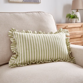Pride & Joy Linford Frill Sage Cushion