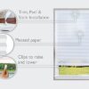 Redi Shade No Tools Original Light Filtering Pleated Paper Shade White, 36" W x 72" L, 6 Pack