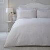 Serene Decorative Heart Duvet Cover and Pillowcase Set