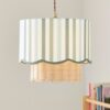 Stripe Scallop Easy Fit Lamp Shade