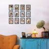 upsimples 5x7 Picture Frame Set of 10, Display Pictures 4x6 with Mat or 5x7 Without, Multi Photo Frames Collage for Wall or Tabletop Display, Black