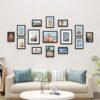 Vittanly 15 Pack Picture Frames Collage Wall Decor for Mounting or Tabletop Display, Gallery Frame Set for Family, Multi Sizes Including 3pcs 8x10,...