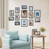 Vittanly 15 Pack Picture Frames Collage Wall Decor for Mounting or Tabletop Display, Gallery Frame Set for Family, Multi Sizes Including 3pcs 8x10,...