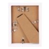 wyooxoo 5x7 Picture Frame Made of Solid Wood Photo Frame Display Pictures 4x6 with Mat or 5x7 Without Mat For Table top Display or Wall, White, 1 Pack