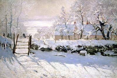 Claude Monet: The Magpie - Giclee Print, 18x12