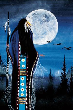 Evening Star Woman - Wall Art Print, 12x18