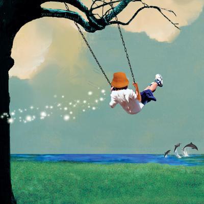 Swinging - Wall Art Print, 16x16