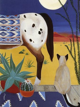 Thoughts on a Desert Moon - Giclee Print, 12x16 Thoughts on a Desert Moon - Giclee Print, 12x16