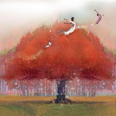 Up We Go - Wall Art Print, 16x16 Up We Go - Wall Art Print, 16x16